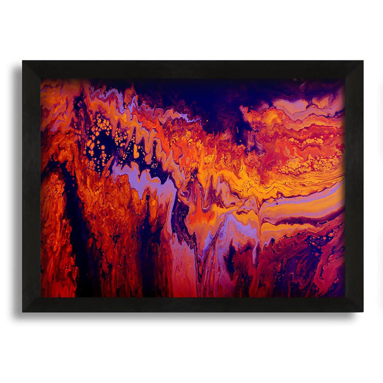 Ivy Bronx The Earths Crust Picture Frame Graphic Art on